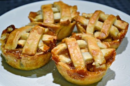 Mini Salted Caramel Apple Pies - Jersey Girl Cooks