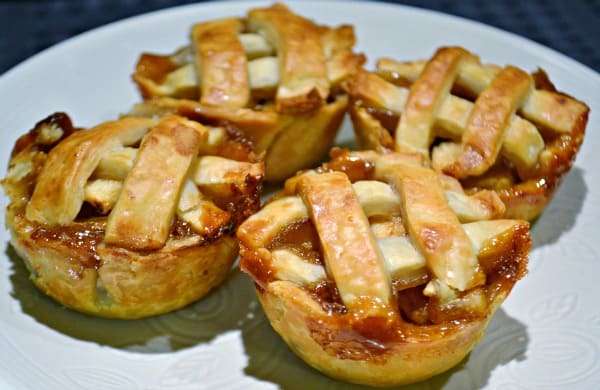 Mini Salted Caramel Apple Pies - Jersey Girl Cooks